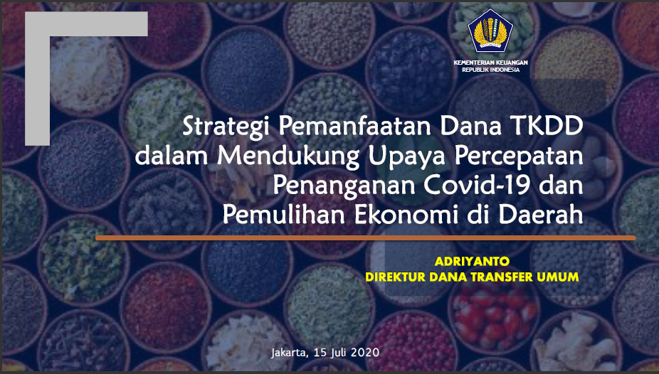 TKDD1 Strategi Pemanfaatan Dana TKDD