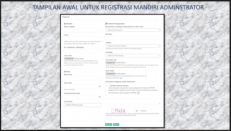 7-1 Sosialisasi RB: Panduan Pembuatan Akun Administrator