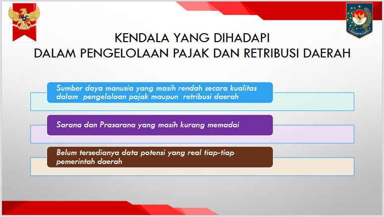 3 Optimalisasi Pajak dan  Retribusi Daerah Melalui ETPD Serta Penyusunan Peta Jalan Dan Rencana Aksi ETPD