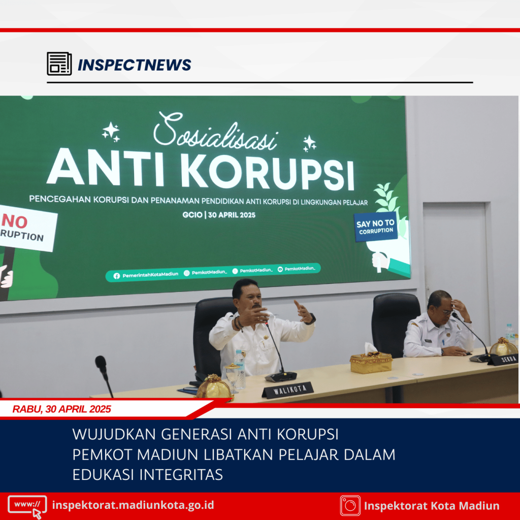 1-1024x1024 Wujudkan Generasi Anti Korupsi Pemerintah Kota Madiun Libatkan Pelajar Dalam Edukasi Integritas