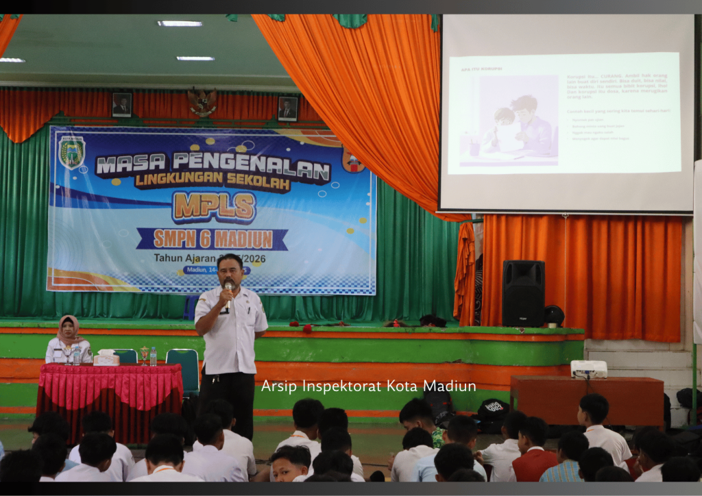 1-5-1024x724 Rangkaian Dokumentasi MPLS : Pendidikan Anti Korupsi di SMPN 6, 7, dan 9 Kota Madiun