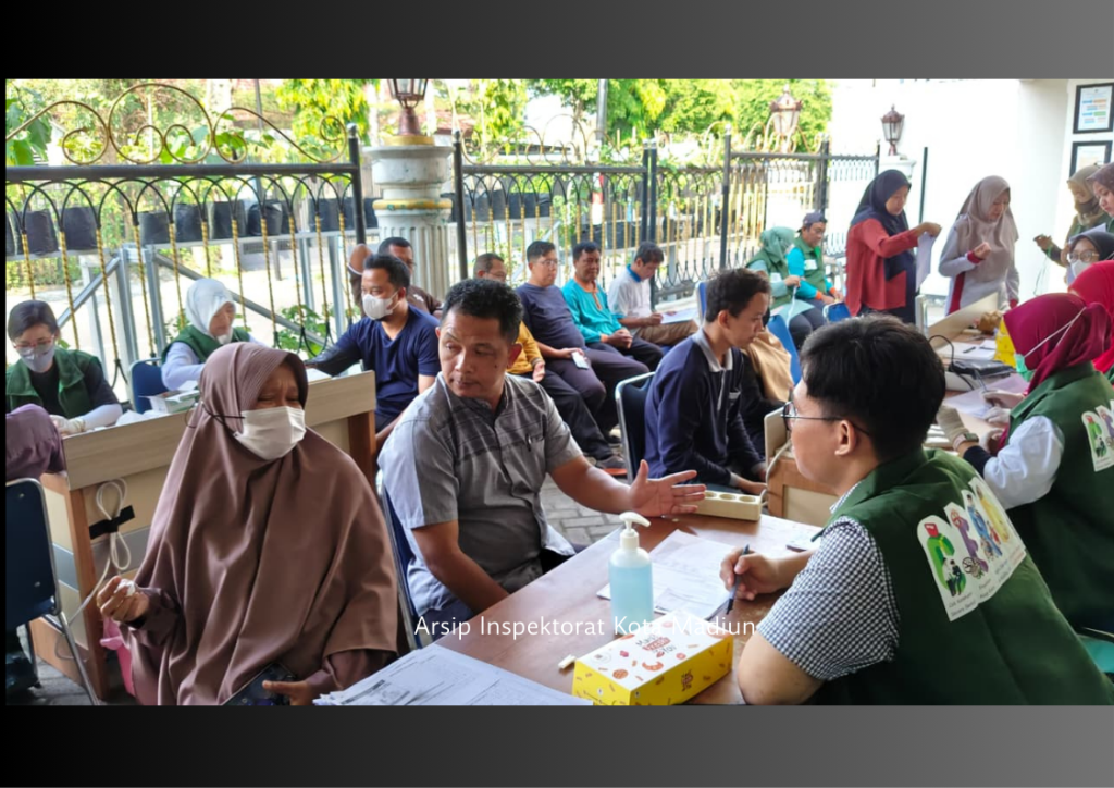 1-4-1024x724 Inspektorat Kota Madiun Gelar Skrining Kesehatan PTM, Dukung Pegawai Sehat dan Produktif