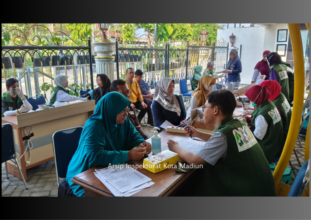 2-6-1024x724 Inspektorat Kota Madiun Gelar Skrining Kesehatan PTM, Dukung Pegawai Sehat dan Produktif